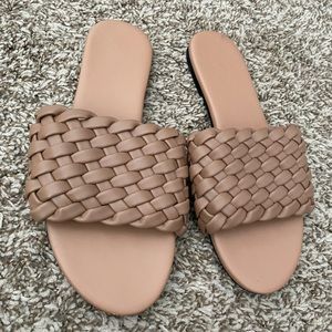 Braided Tan Sandals